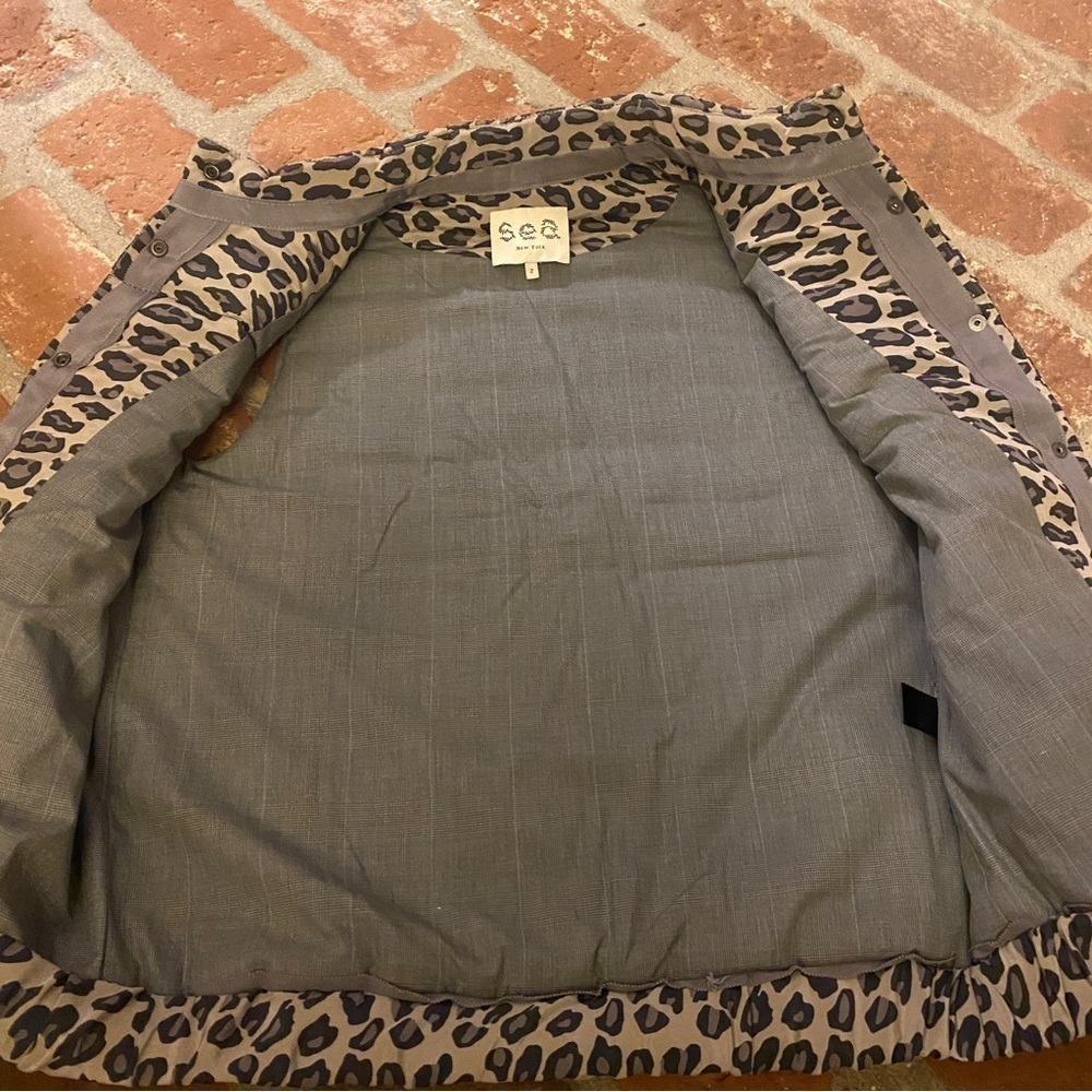 SEA New York Silk Animal print vest - Picture 11 of 16